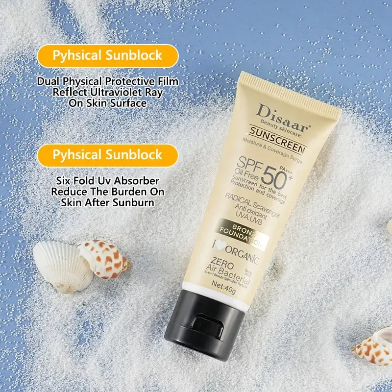 Disaar Sunscreen Bronz Foundation SPF 50 Oil-Free – 40g