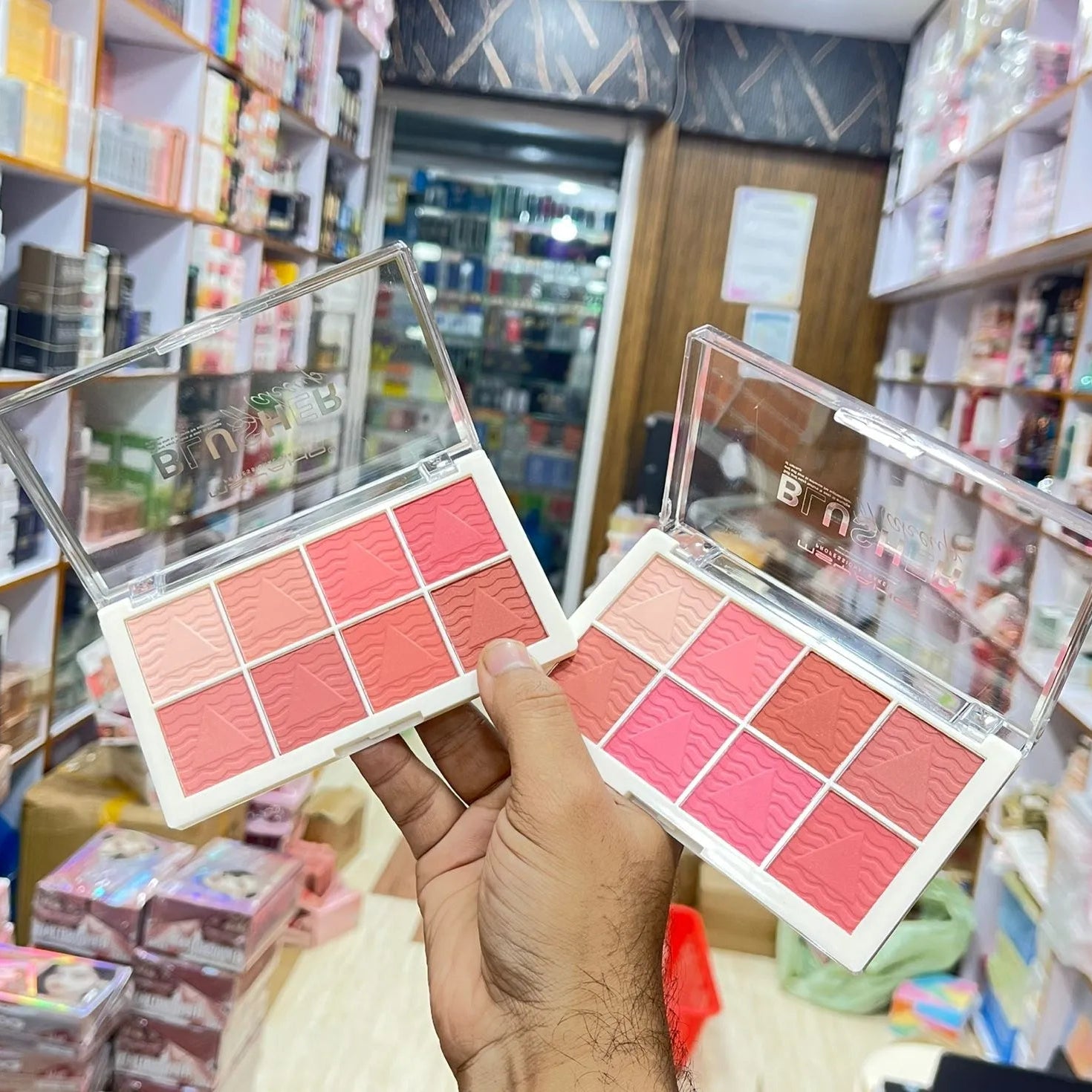 Blusher All-in-One 8-Color Matte Blush Palette