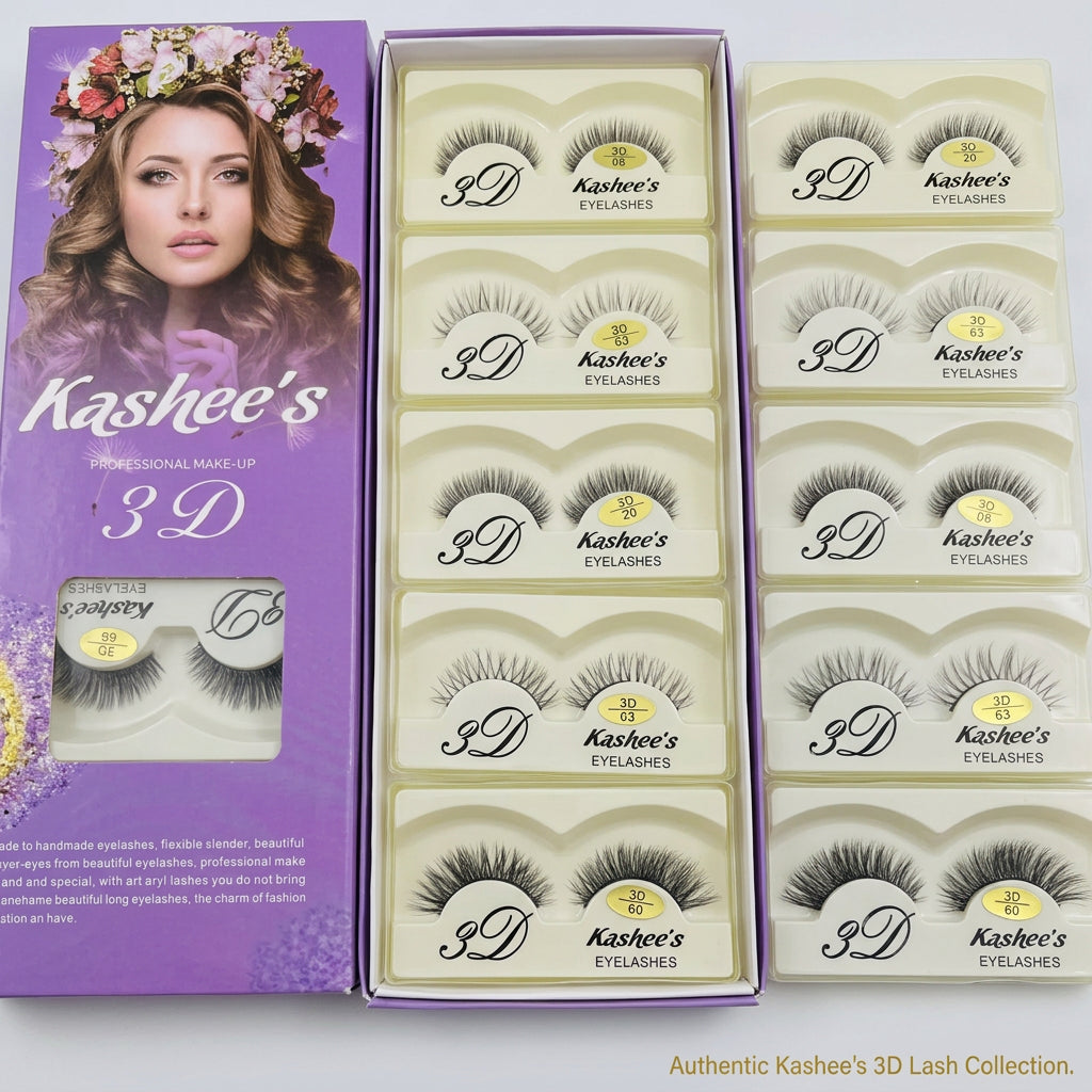 Kashee's 3D Professional Eyelashes - Pack of 10