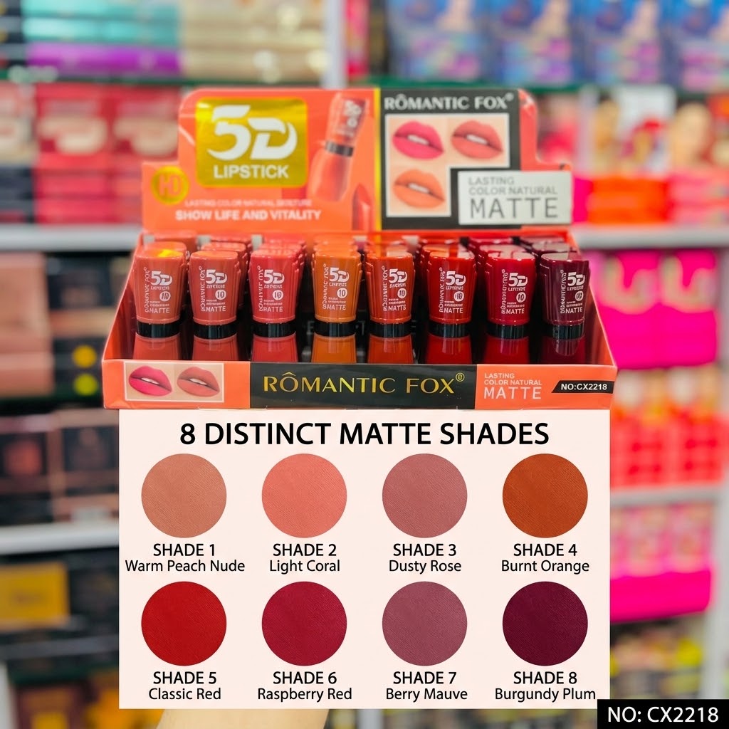 Romantic Fox 5D Rich Color Lipsticks