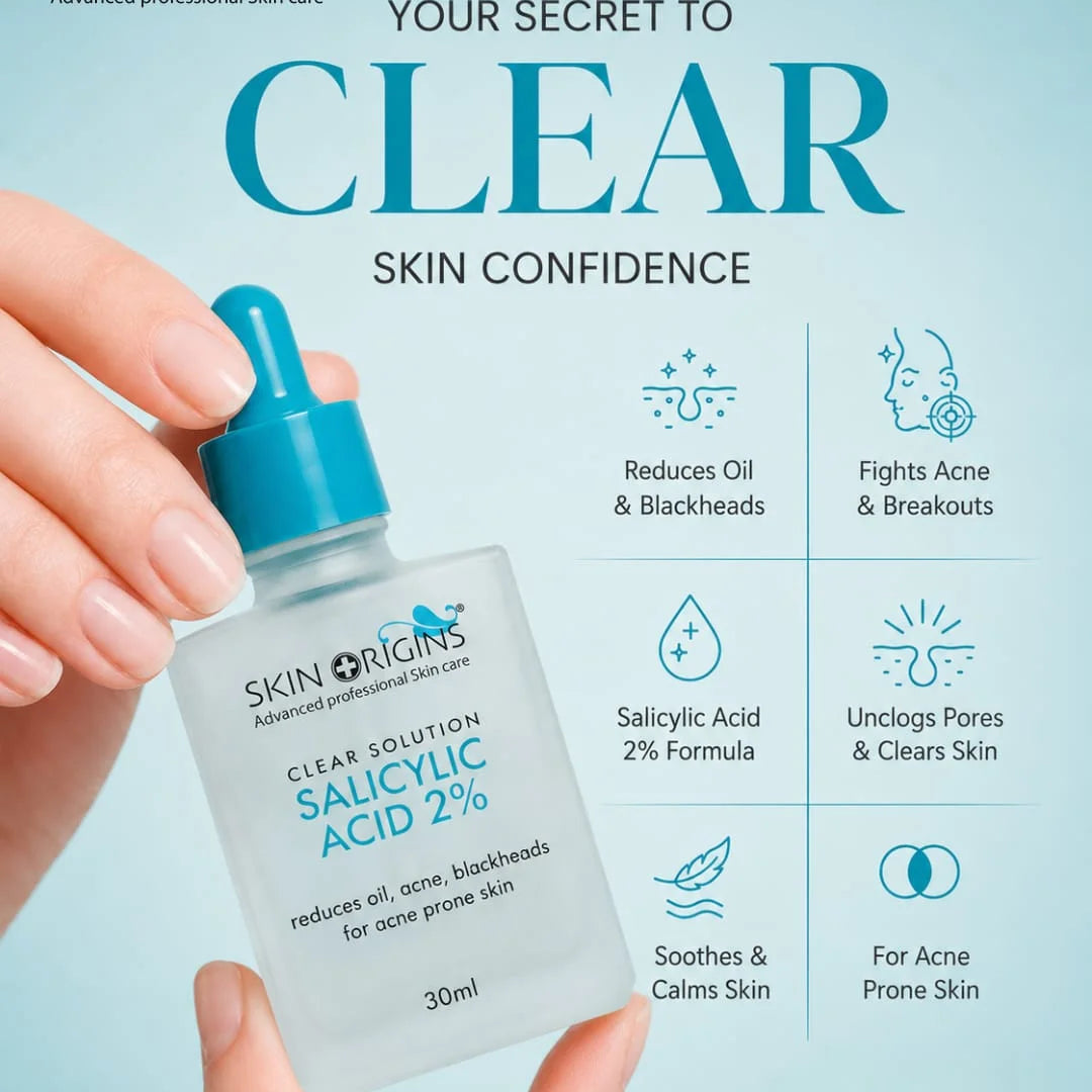 Skin Origins Clear Solution Salicylic Acid 2% Serum-30ml