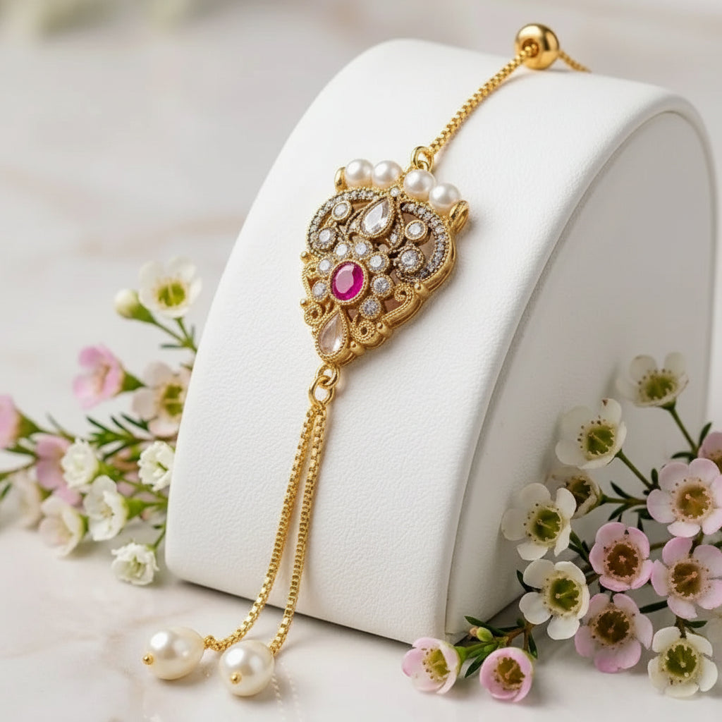 Stainless Steel Ornate Heritage Bracelets - Each