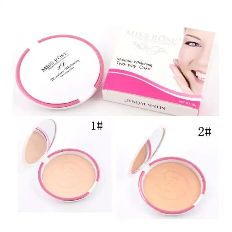 Miss Rose 3D Contour Moisture Whitening Two-way Pressed Powder