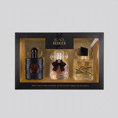 Black Seduce 3-Piece Fragrance Gift Set – Elegant Perfume Collection for Men and Women