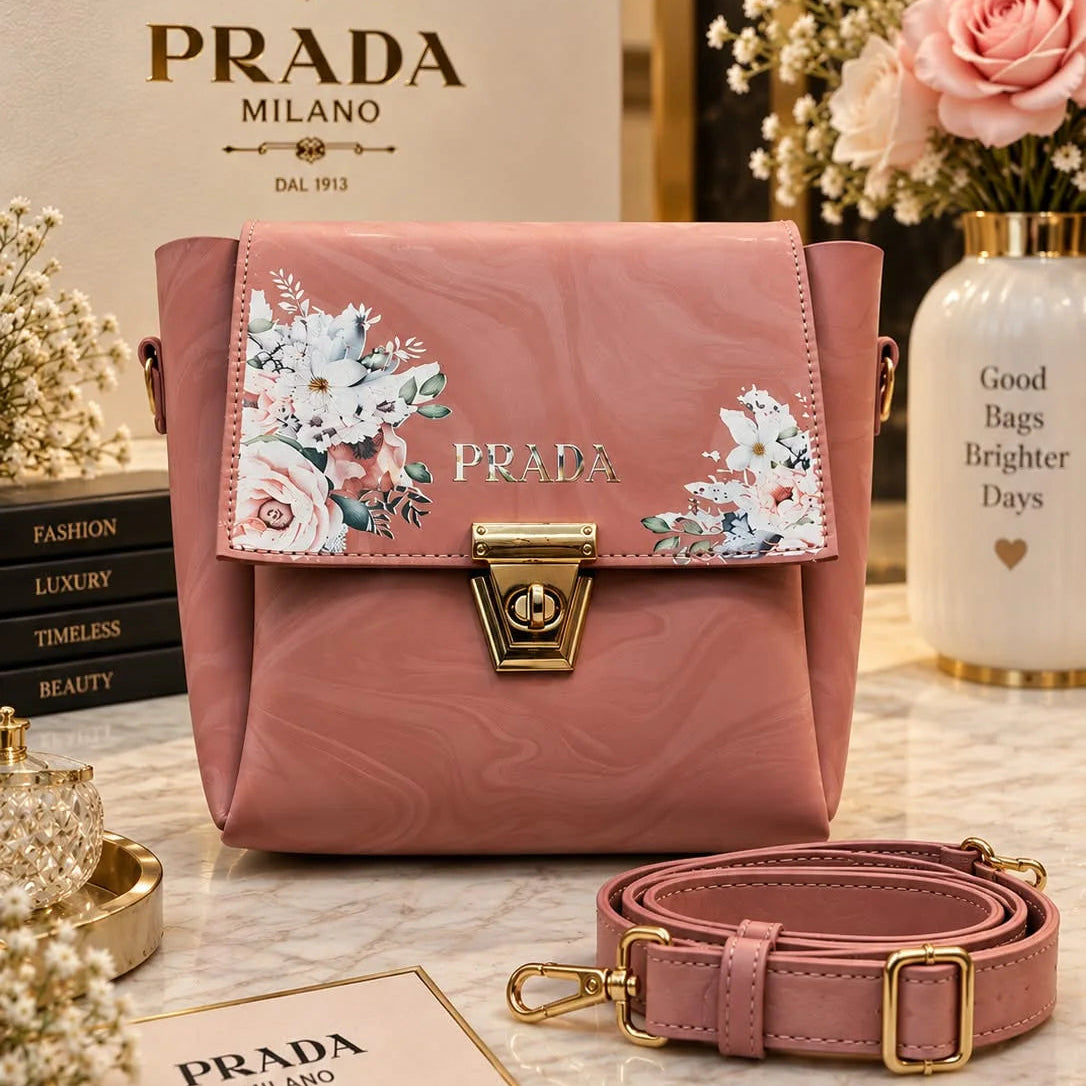 Prada Floral Crossbody Bag