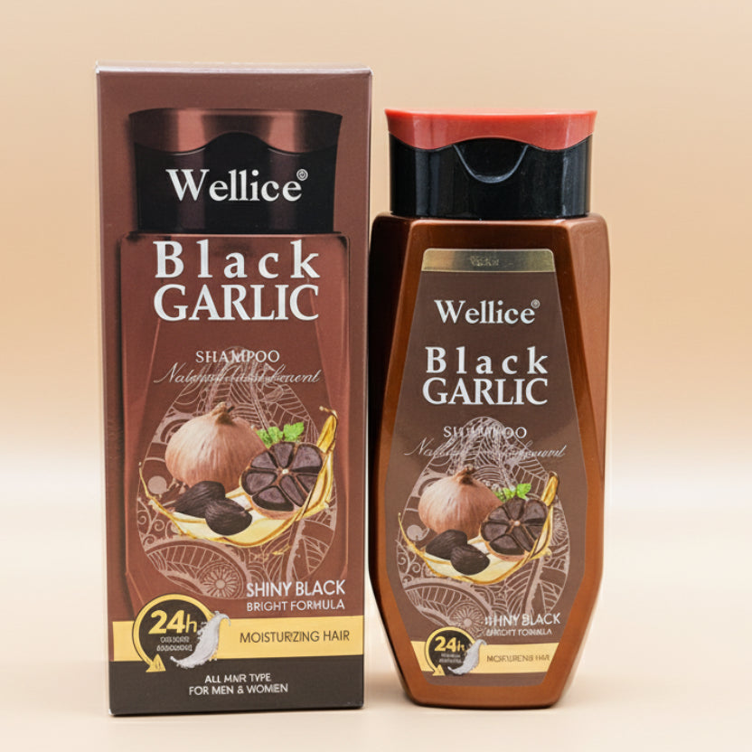 Wellice Black Garlic Shampoo - 400ml