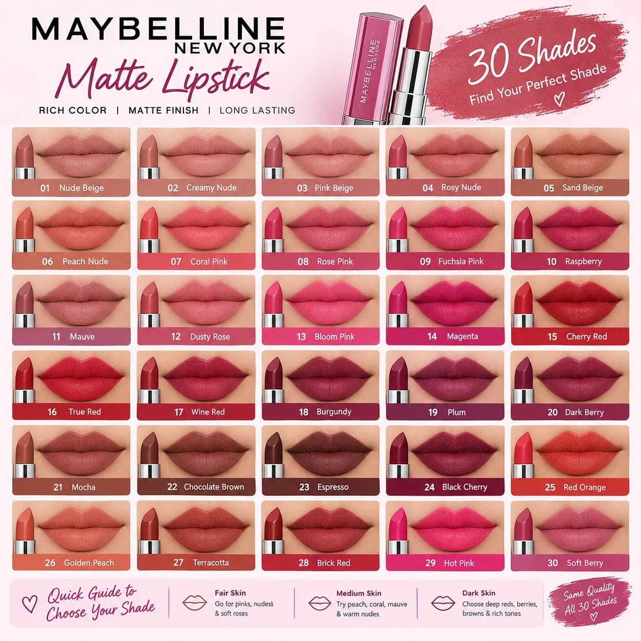 Maybelline New York MATTE LIPSTICK