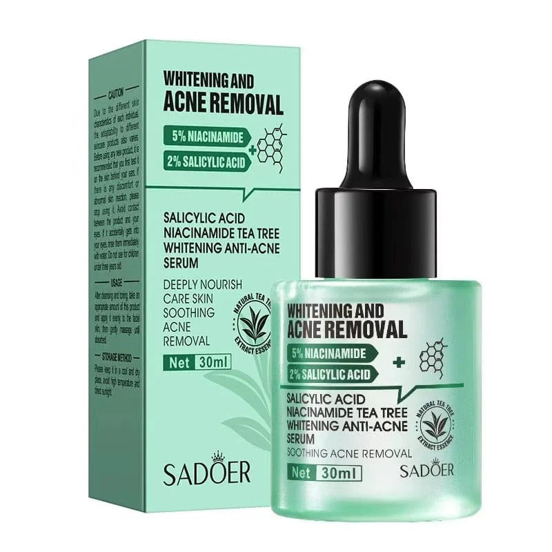 SADOER Salicylic Acid Niacinamide Tea Tree Anti-Acne Serum - 30ml