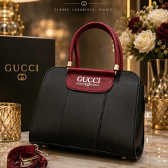 GUCCI Two Tone Top Handle Handbag