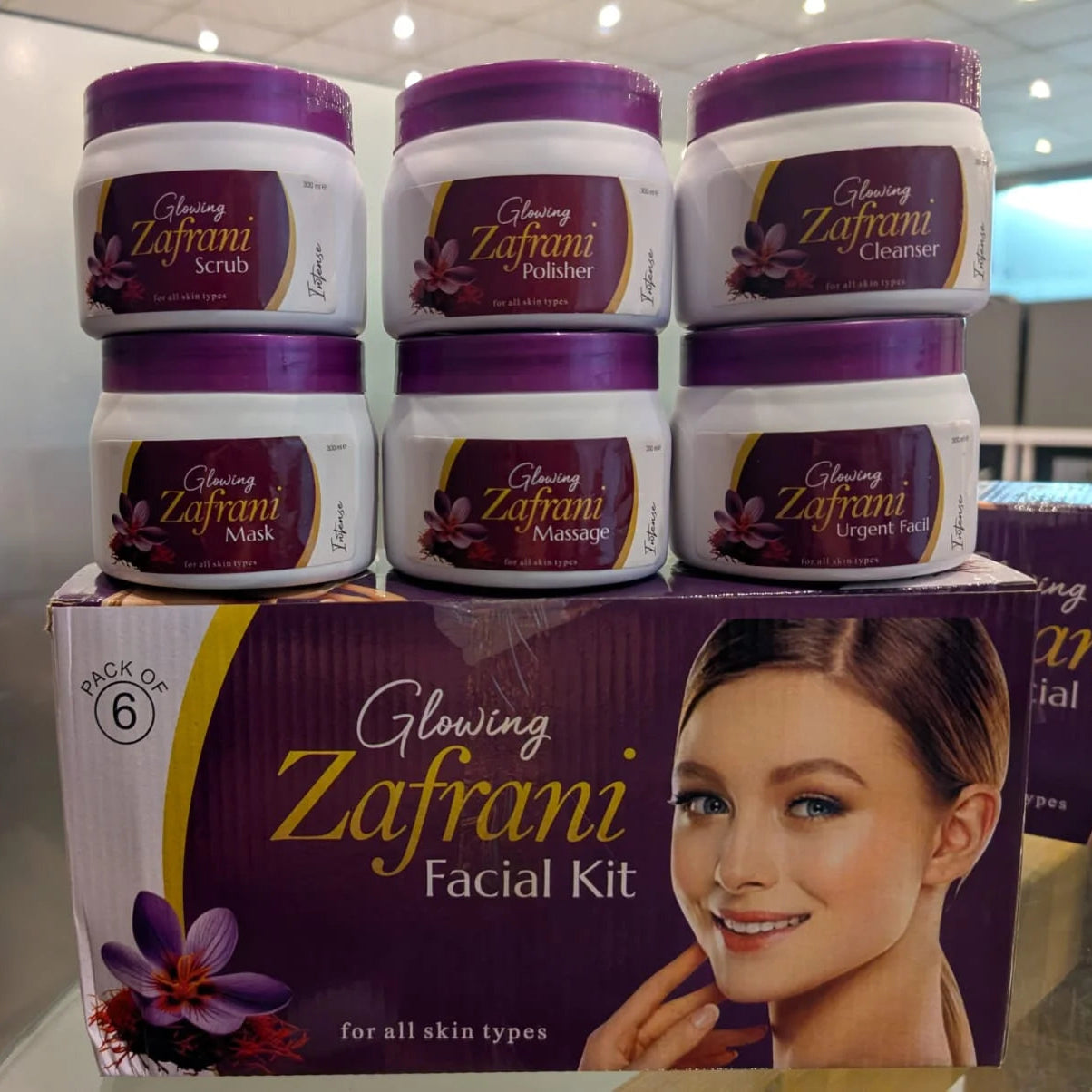 Glowing Zafarani Facial Kit - 6 Pack