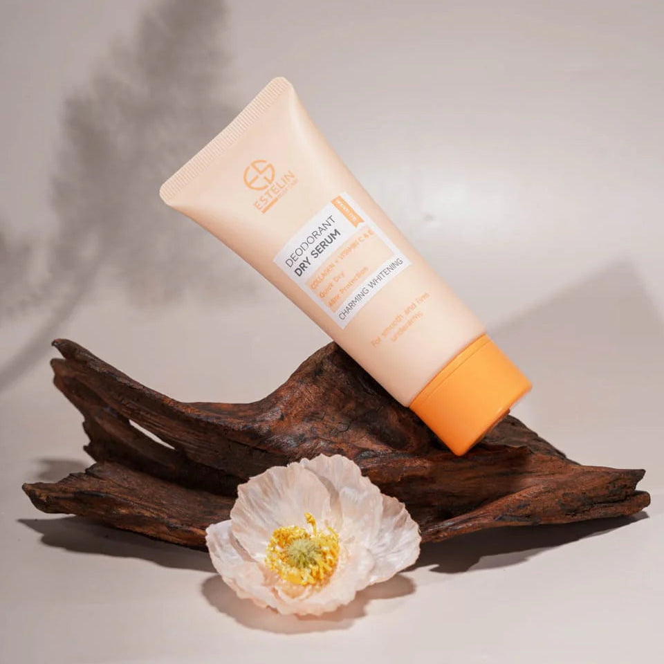 Estelin Deodorant Dry Serum Collagen Vitamin C and E - 60ml