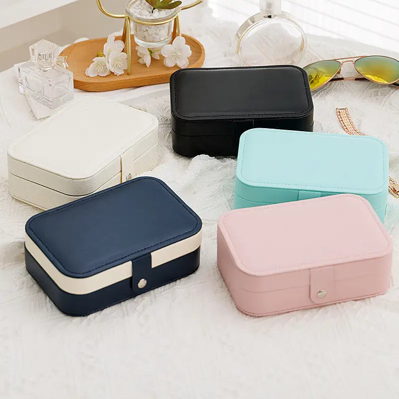 Velvet Multi‑function Jewelry Storage Box