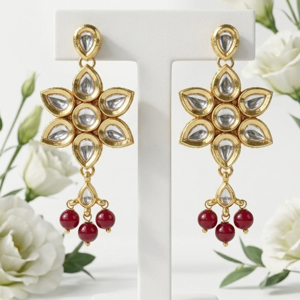 Kundan Mena Earing Stud's