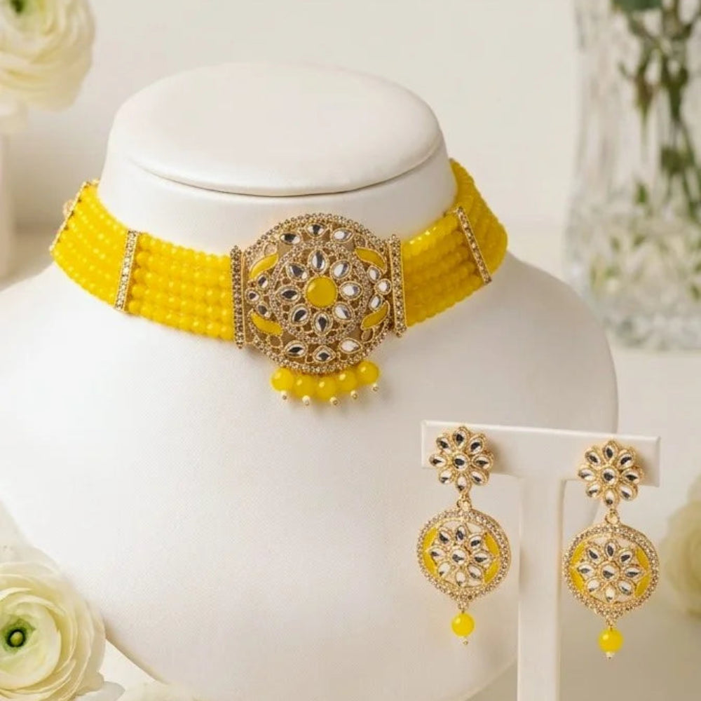 Mena KUNDAN Pal Necklace set