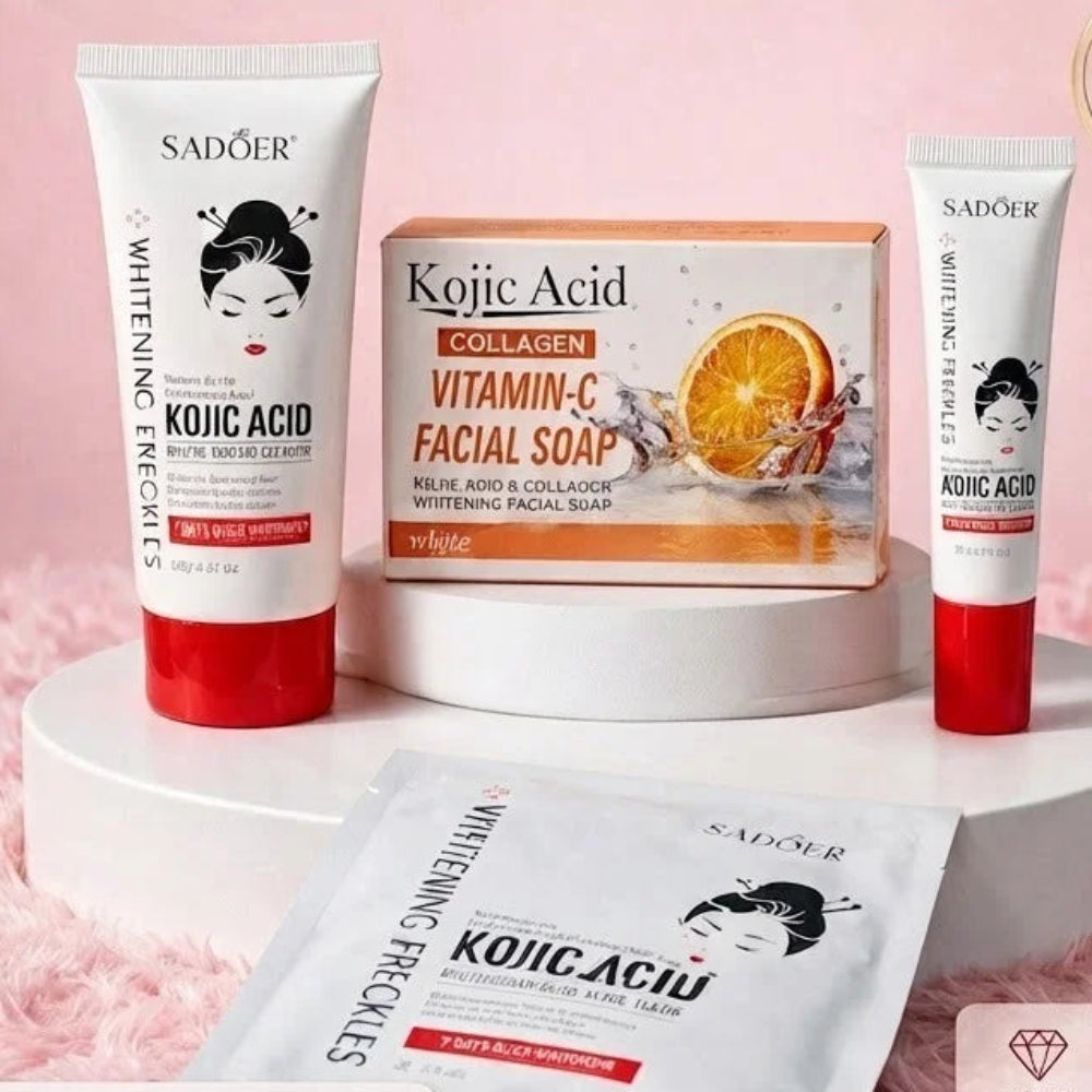 SADOER Kojic Acid Whitening Skincare Set