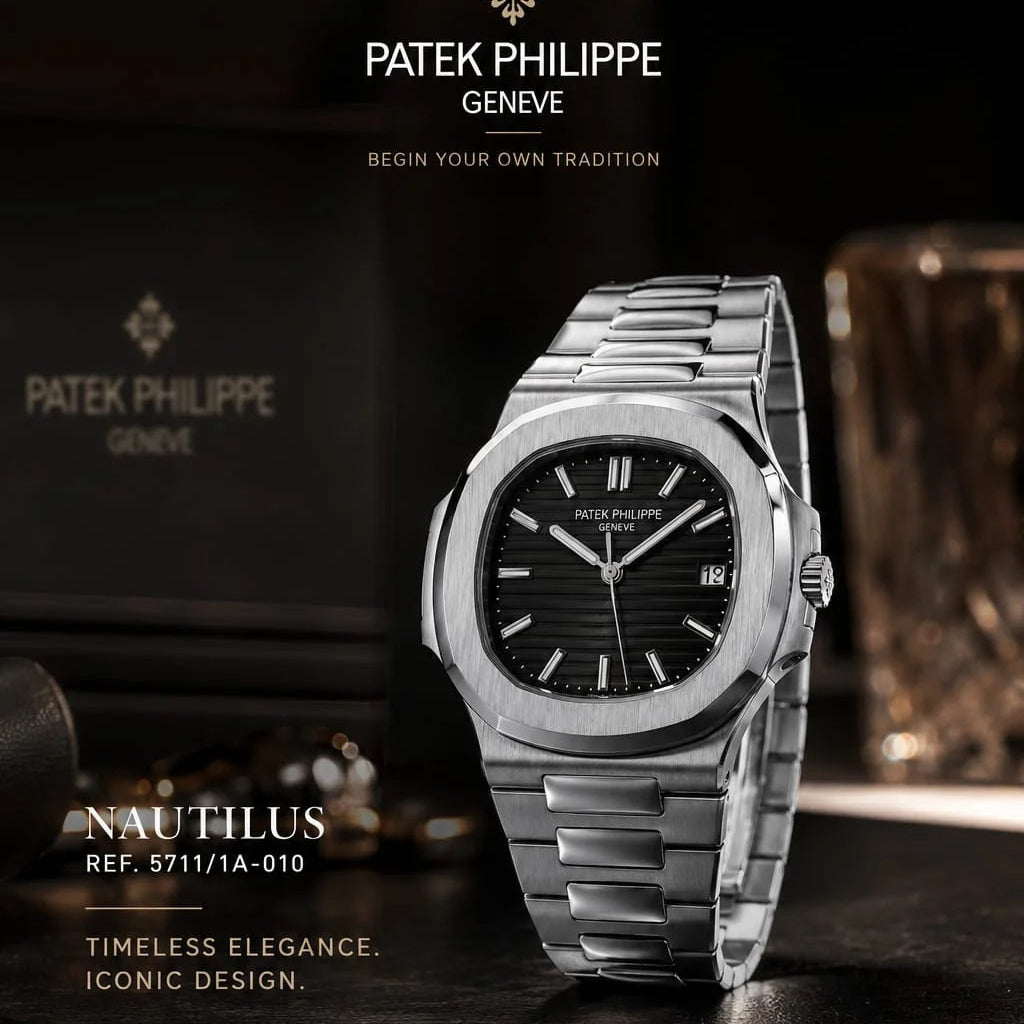 Patek Philippe Style Famous Model Watch - With Box