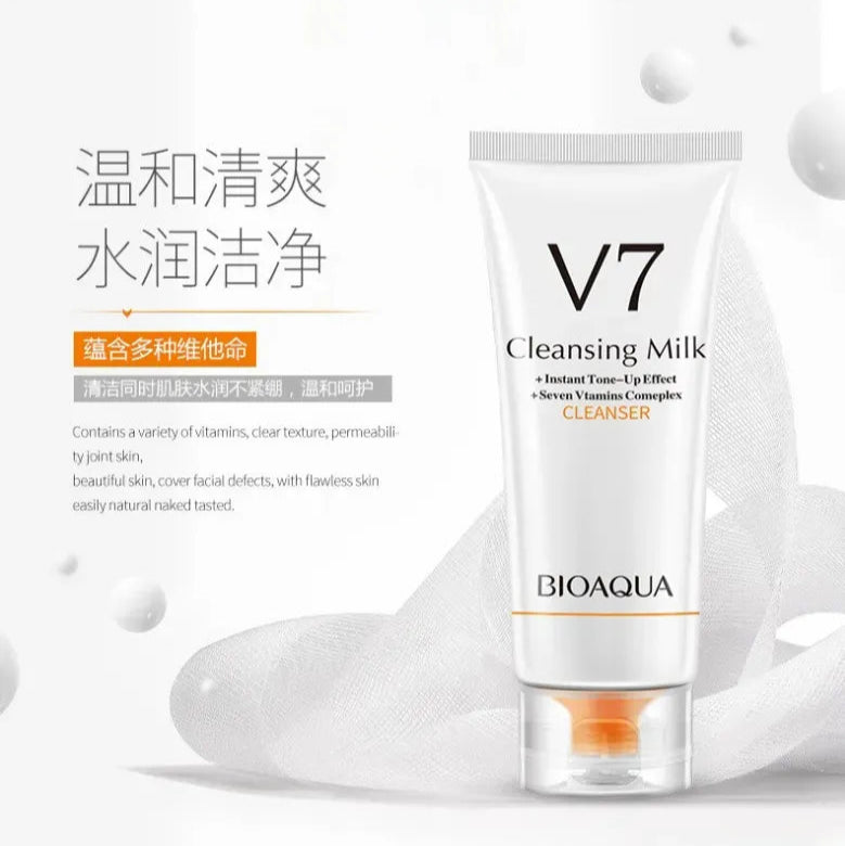 Bioaqua V7 Deep Hydration Facial Cleansing Milk (Cleanser)