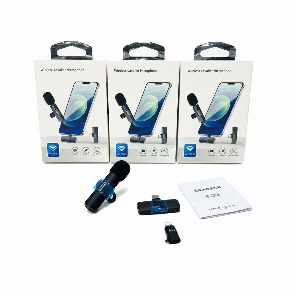 Portable Wireless Mic - Wireless Lavalier Microphone