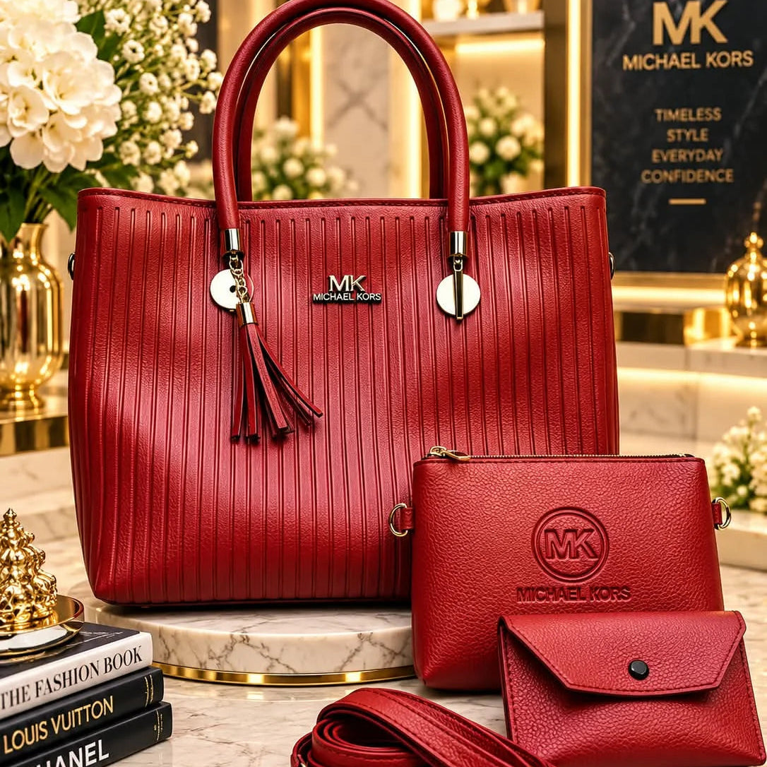 Michael Kors 3 in 1 Womens Handbag Set