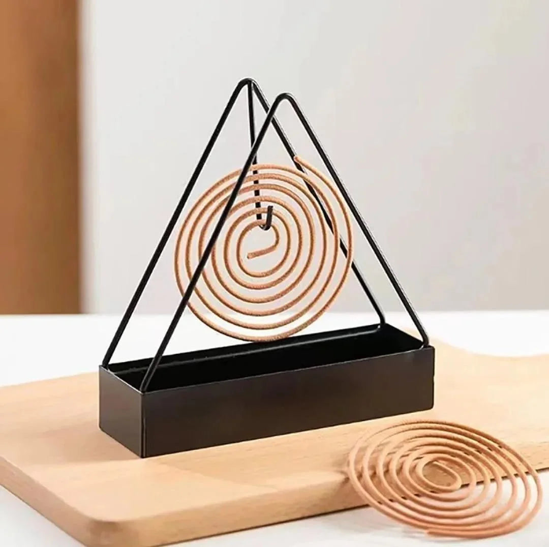 Simple Triangle-shaped Iron Mosquito Coil Holder