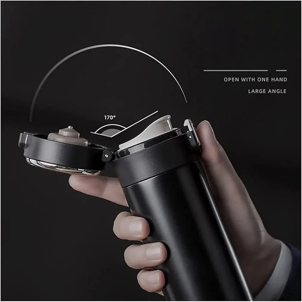 Stainless Steel Vacuum & LED Temperature Display Water Bottle