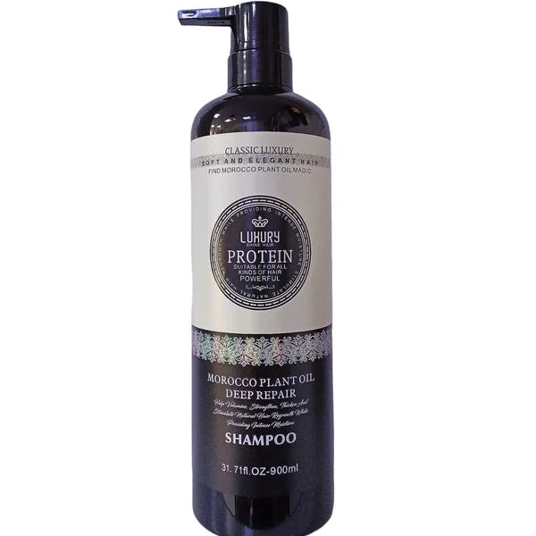 Luxury Protein Moroccan Hair Shampoo Protecting Scalp - 900ml