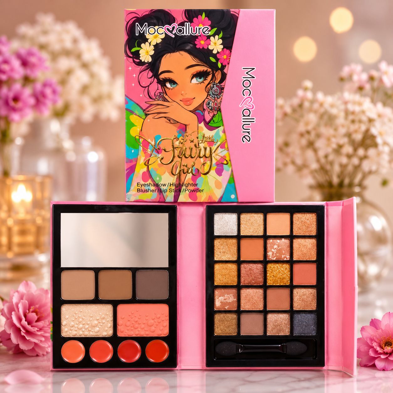 Mocallure Fairy Girl 4-in-1 Book Makeup Palette