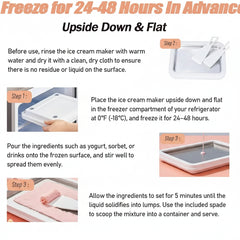 Homemade Rolled Ice Cream Maker Plate - Each