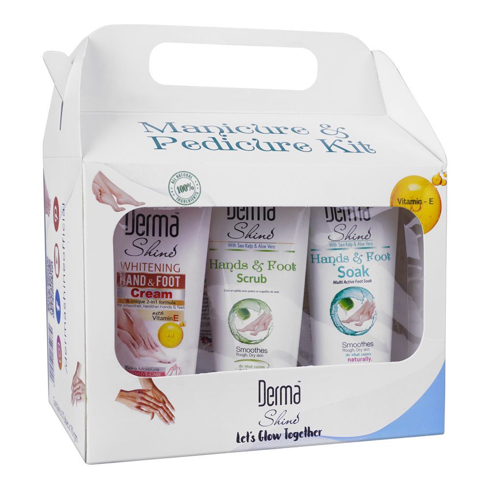 Derma Shine - Manicure & Pedicure Kit, 6-Pack - 70g