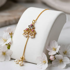 Stainless Steel Heritage Gold Lariat Bracelets - Each