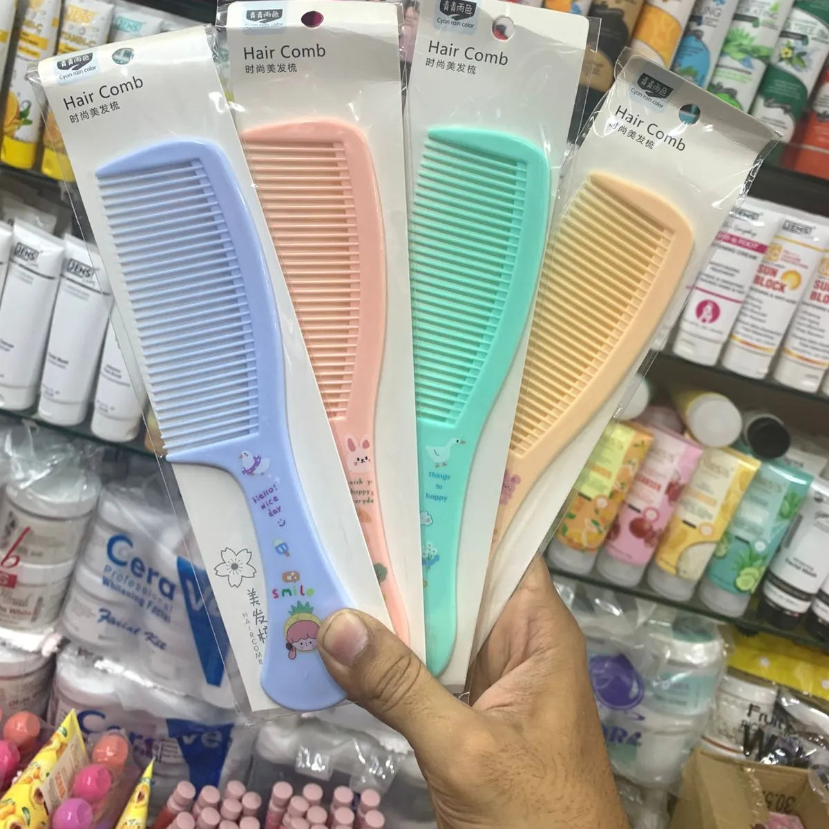 Classic Plastic Hair Comb - Each