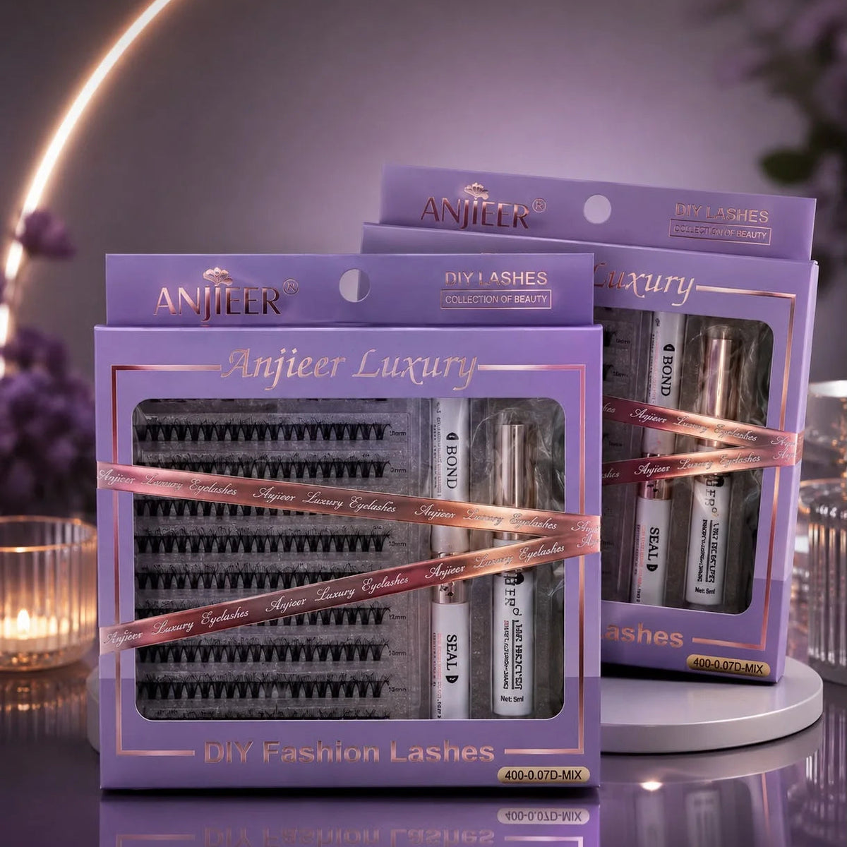 Anjieer Luxury DIY Fashion Lashes Kit - Each