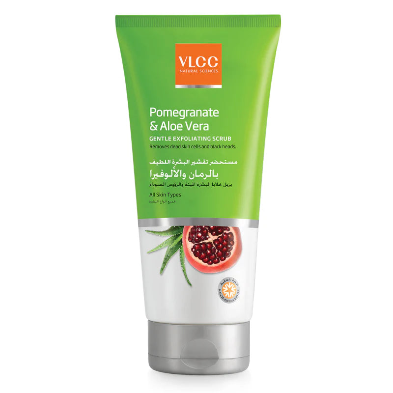 VLCC Pomegranate & Aloe Vera Gentle Exfoliating Scrub - 150ml