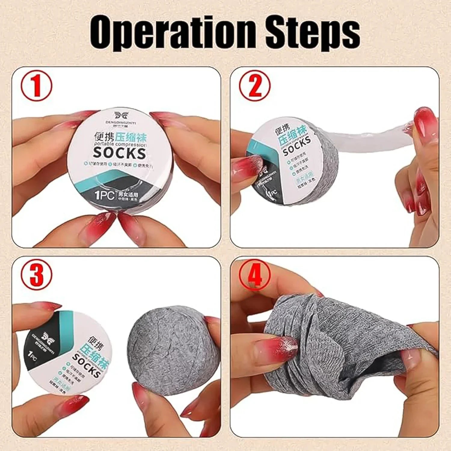 Disposable Travel Socks For Men Women Washable Compression Socks