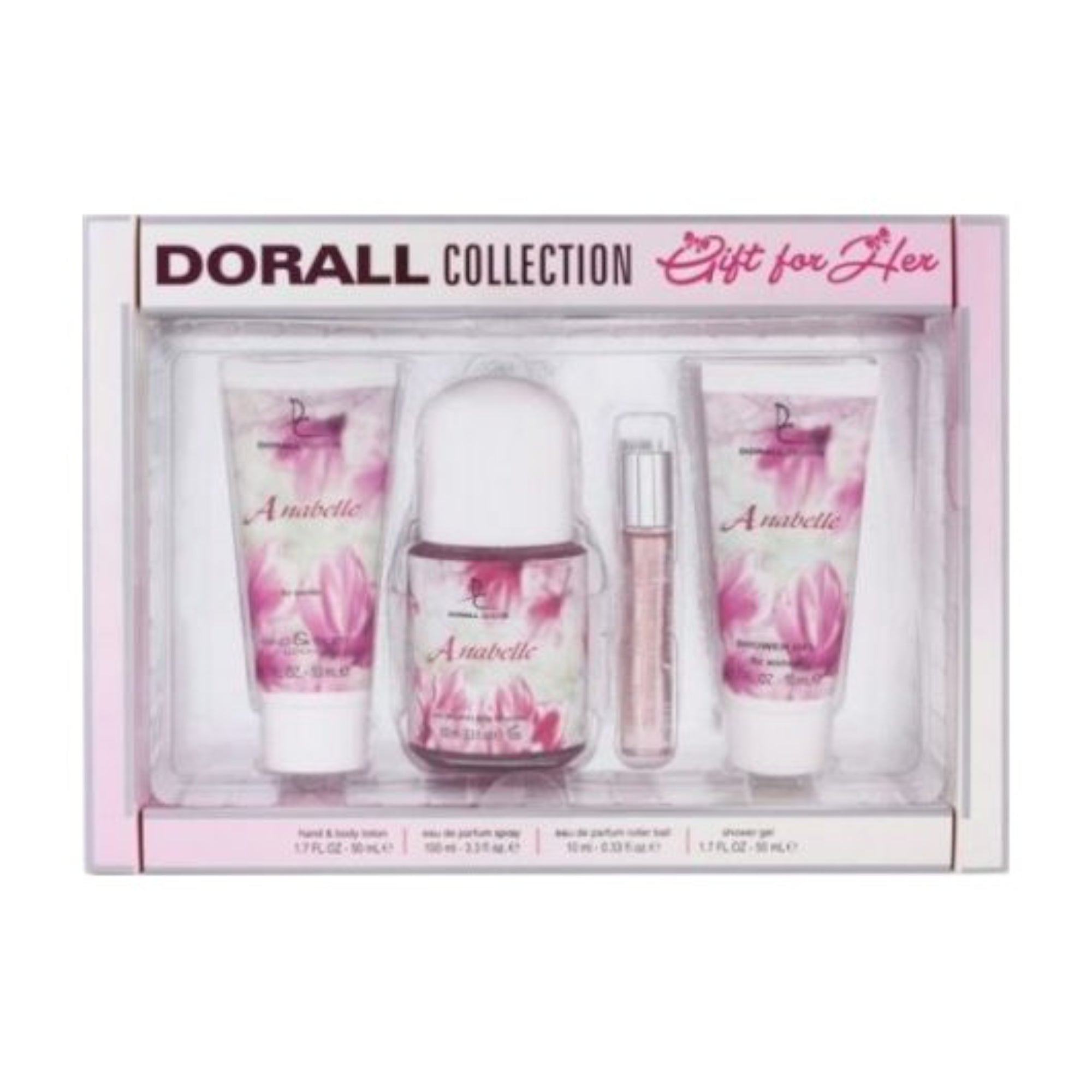 Anabelle GIFT SET 4 PCS Perfume For Women EDT DORALL COLLECTION