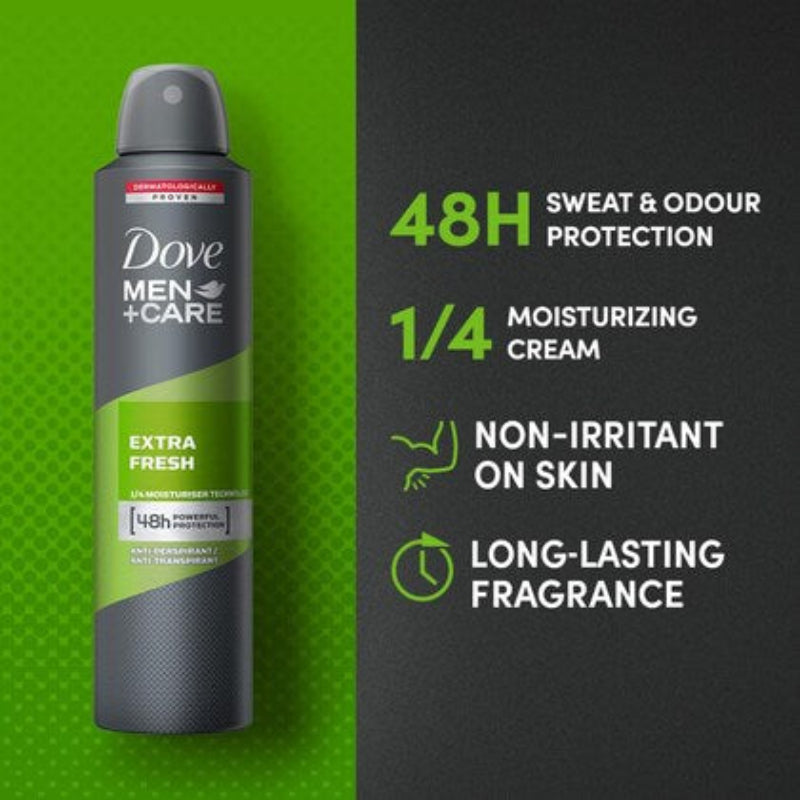 Dove Men+Care Body Spray – Extra Fresh (250ml)