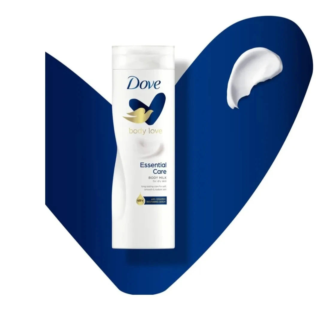 Dove Body Love Body Milk Lotion, for dry skin, Essential Care - 250ml