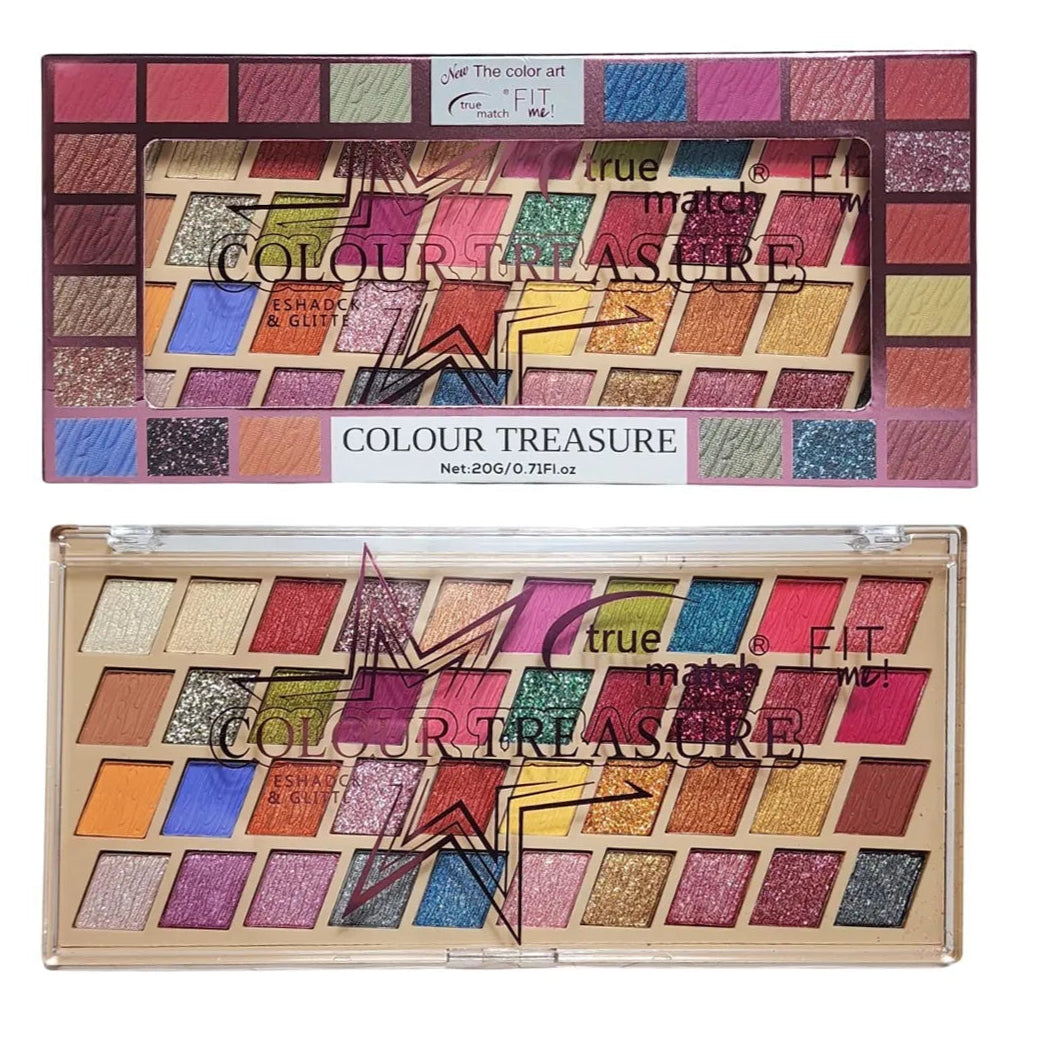 True Match 40 Colours Eyeshadow Shimmer Palette