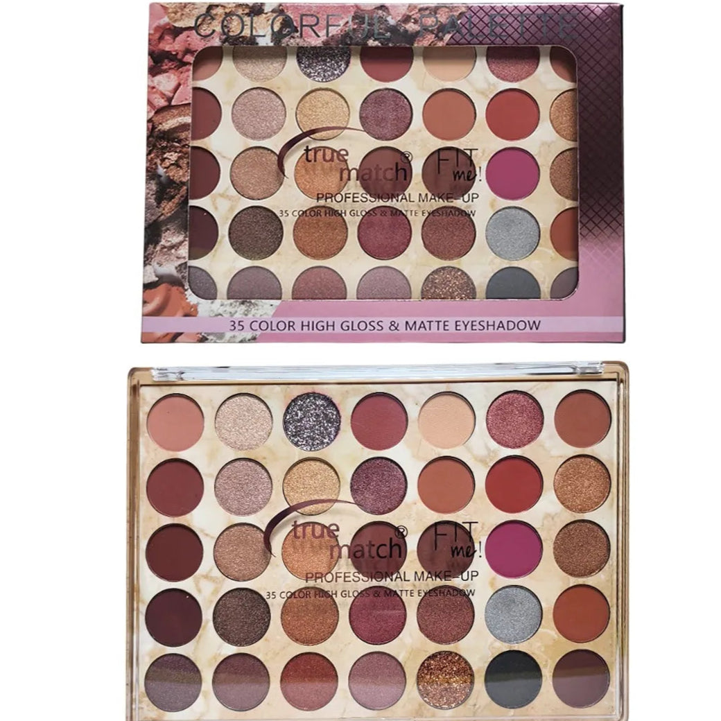 True Match Romantic Color Eyeshadow palette 35 Color