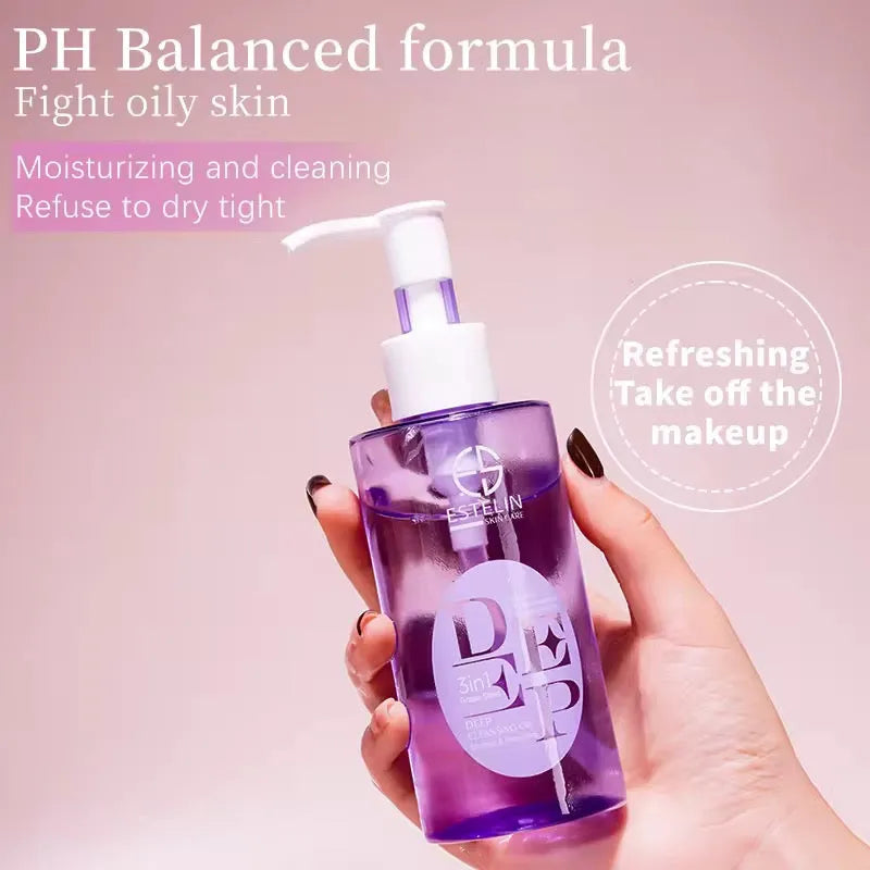 ESTELIN Deep Cleansing Oil 3in1 – Grape Seed - 130ml