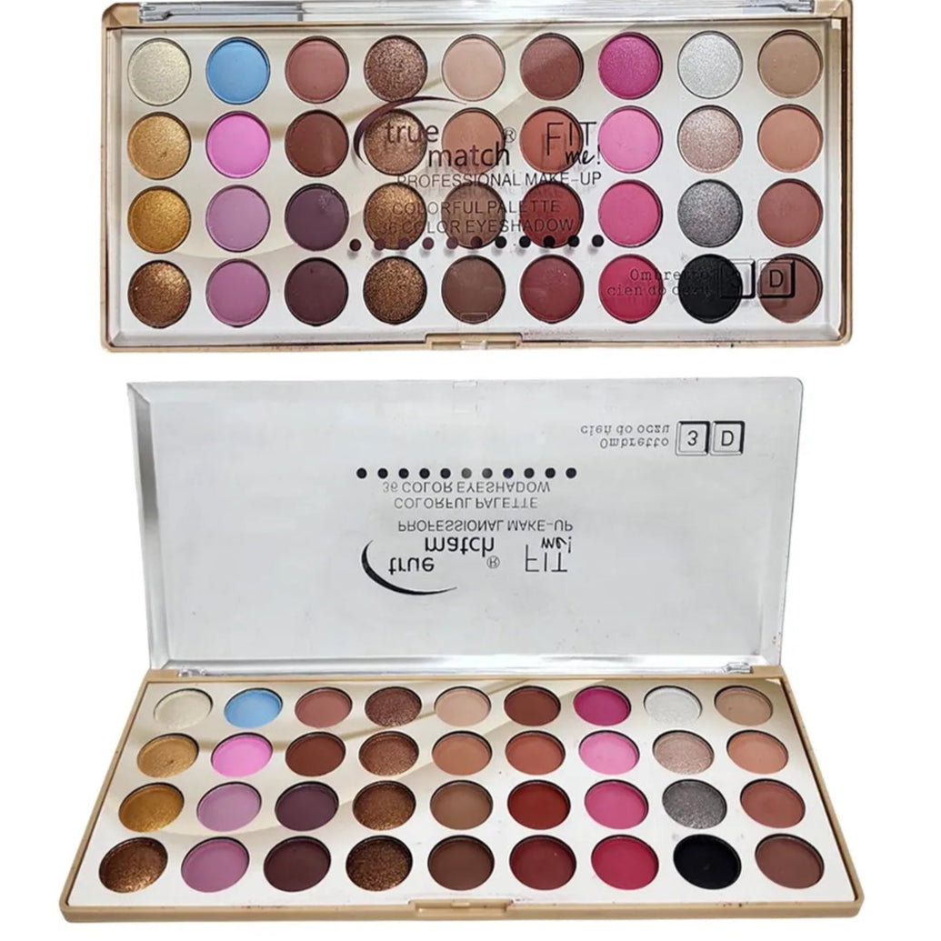 True Match Fit Me Colorful 36 Color 3D Eyeshadow Palette Eyeshadow Kit