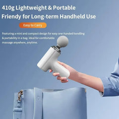 Portable Mini Massage Gun with 4 Interchangeable Heads