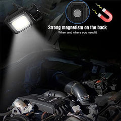 Multi-Function COB Rechargeable Keychain Light