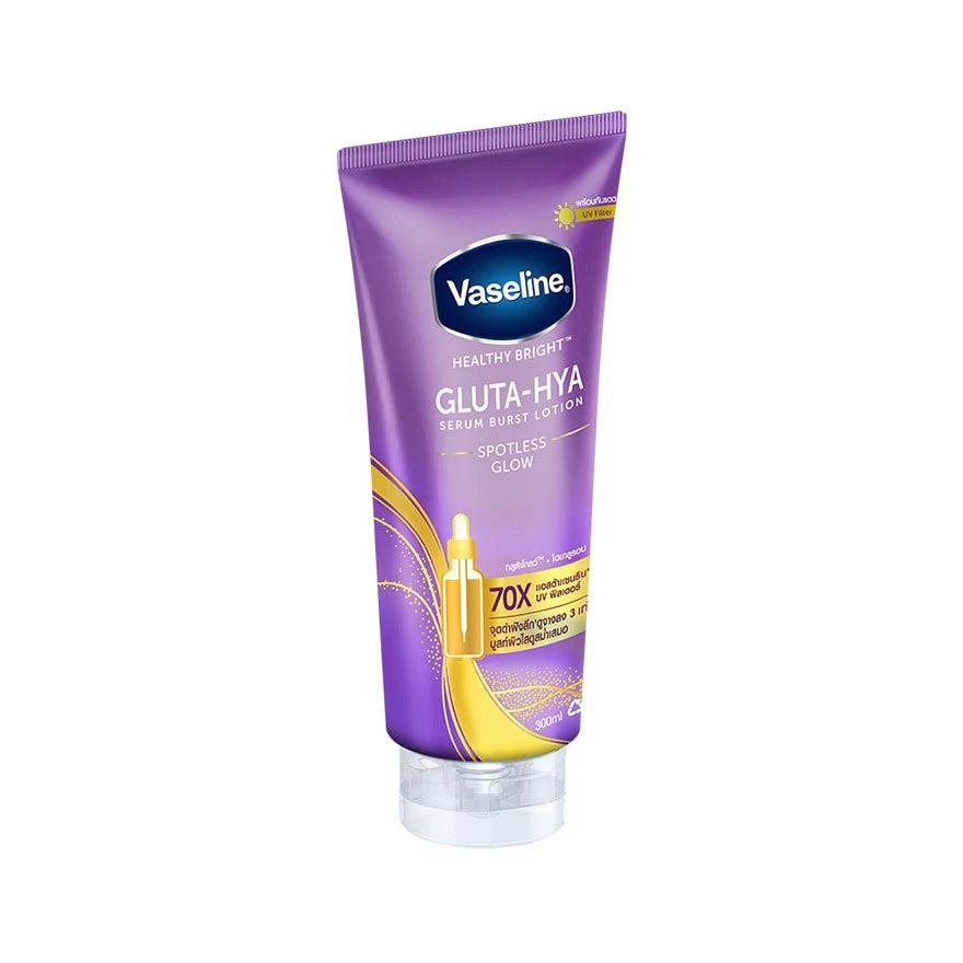 Vaseline Gluta-Hya Serum Burst Lotion Spotless Glow - Made in Thailand