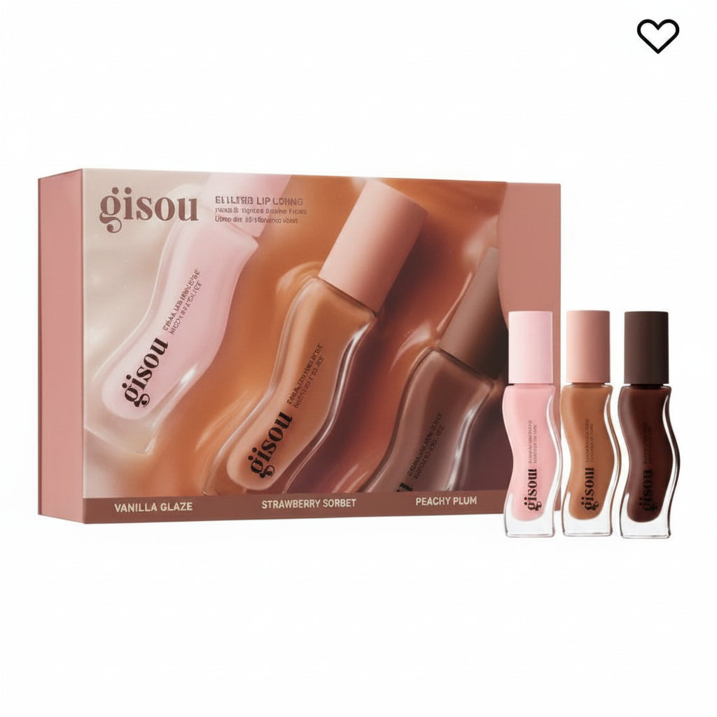 Gisou Glazed Lips Trio Honey-Infused Lip Oils