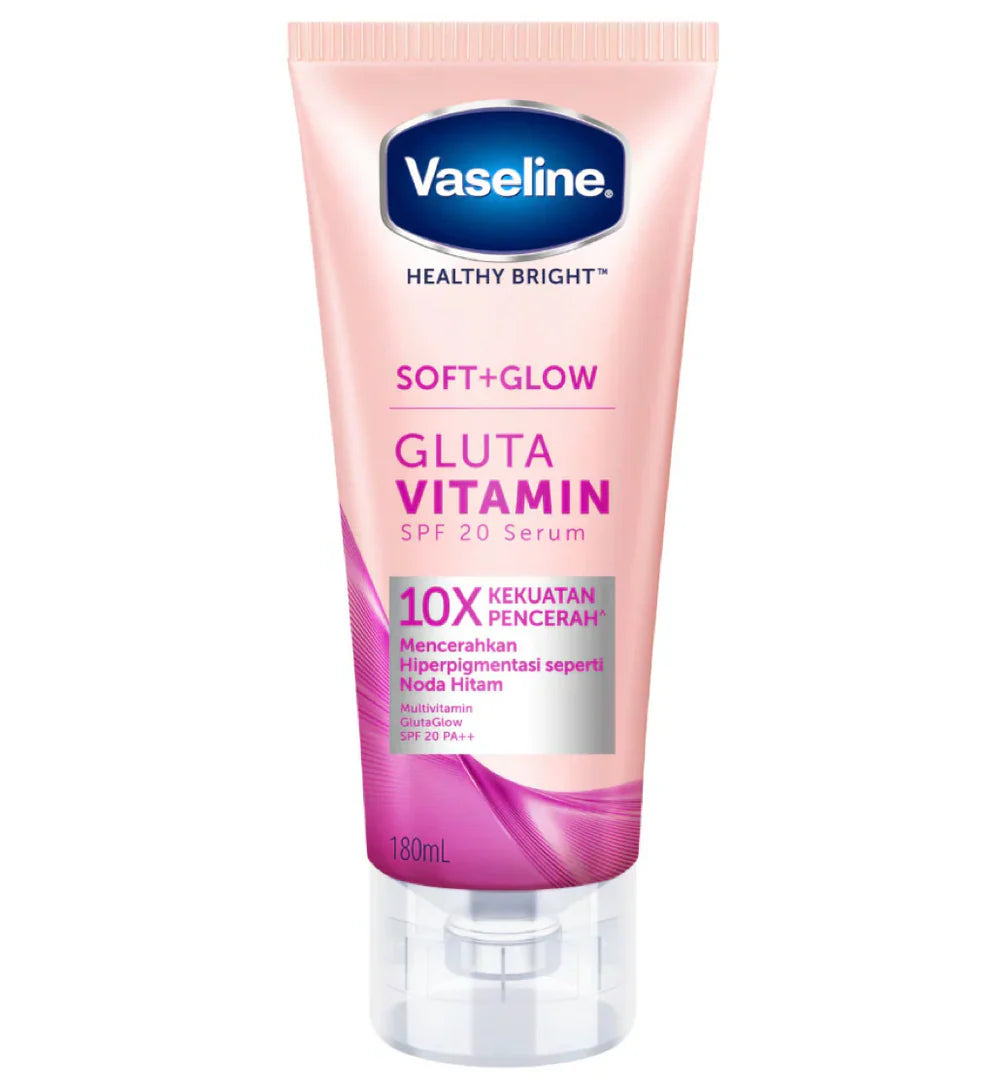 Vaseline Healthy Bright Soft + Glow Gluta Vitamin SPF 20 Serum - 180ml