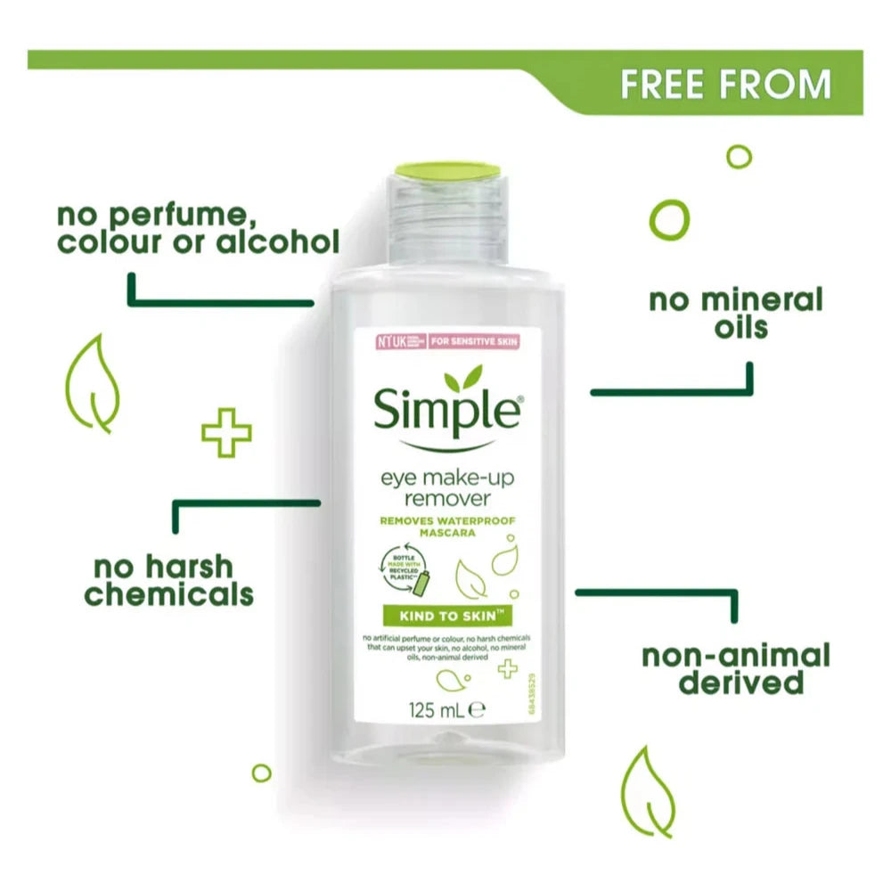 Simple Kind to Skin Eye Make‑Up Remover - 125ml
