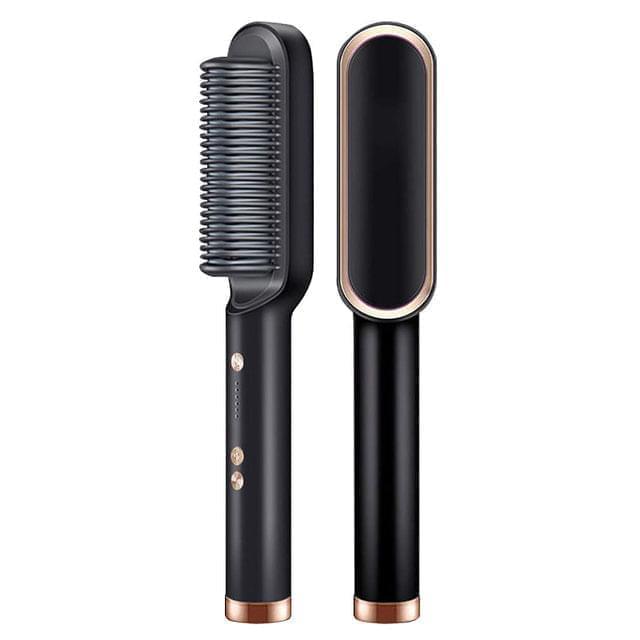 Hair Straightener Ceramic Heated Hair Brush