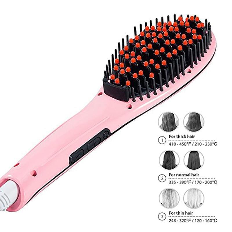 Fast Hair Straightener Brush