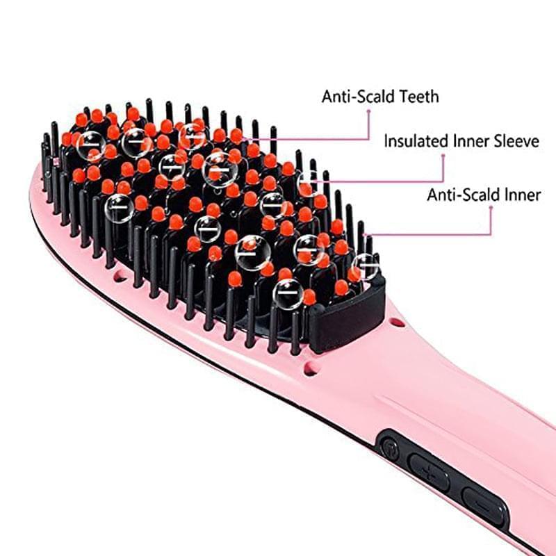 Fast Hair Straightener Brush